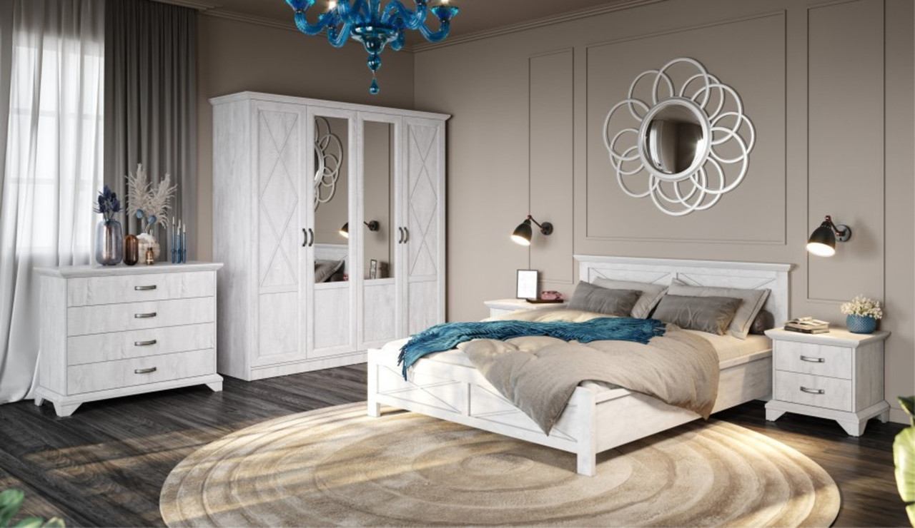 Набор мебели для спальни Лорена с 4-х дверным шкафом - фото 1 - id-p208963873