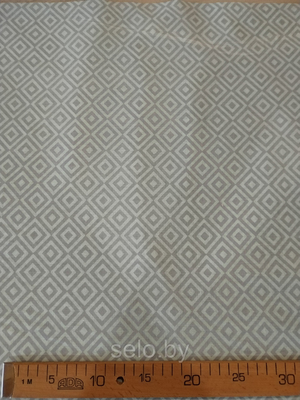 Ткань для постельного белья Бязь Ромбы 220 см БПХО (отрезаем от 1 метра) - фото 2 - id-p208964201