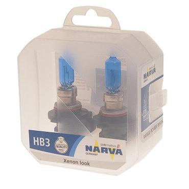 Комплект автомобильных ламп H3 Narva RANGE POWER WHITE 48602 BLx2 (2 шт.)