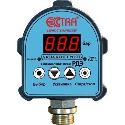РДЭ-10-2,2 Реле давления электронное Extra Акваконтроль (2,2 кВт,5%) - фото 1 - id-p208959027