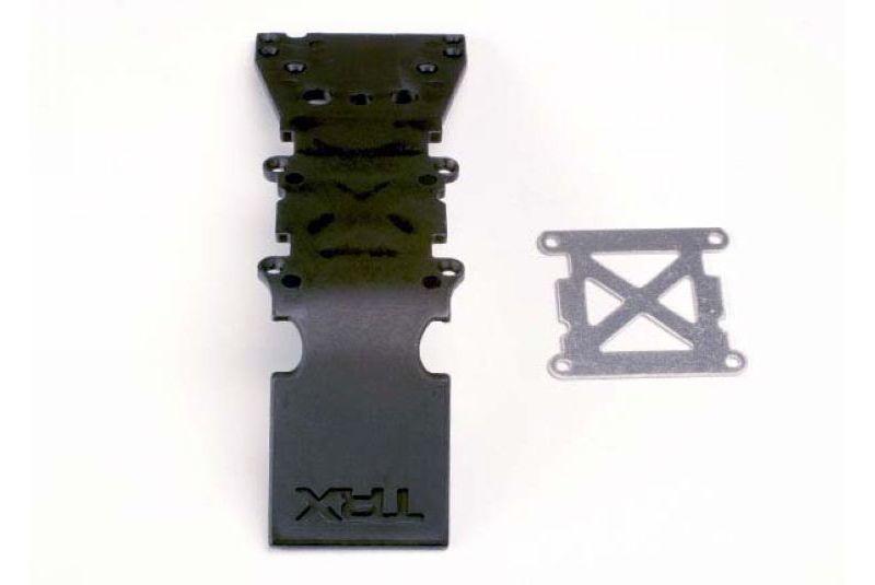 Skidplate, front plastic (black)/ stainless steel plate - фото 1 - id-p208965499