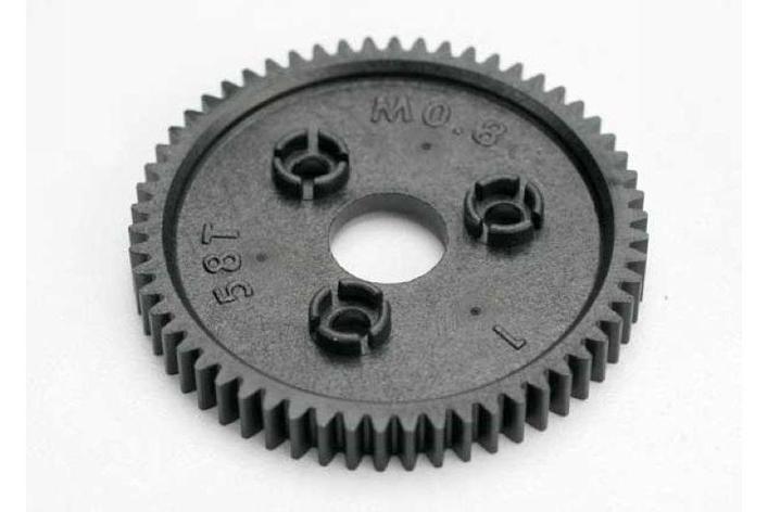 Spur gear, 58-tooth (0.8 metric pitch, compatible with 32-pitch), фото 2