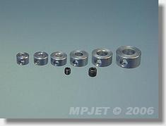 MP JET Стопорная шайба крепления колеса 3.5мм, алюминий, MPJet, 4шт.