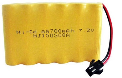 Аккумулятор Ni-Cd 7.2V 700 mAh AA (Разъем - SM) - фото 1 - id-p208965594