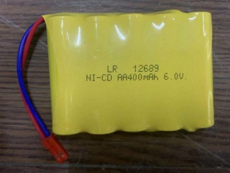 Аккумулятор Ni-Cd 400mAh, 6V, JST для Huina 1510, 1520, 1530, 1540, 1586 - фото 1 - id-p208965595