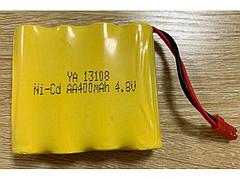 Аккумулятор Ni-Cd 400mAh, 4.8V, JST для Huina 1331