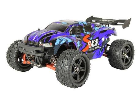 Радиоуправляемая трагги Remo Hobby S EVO-R UPGRADE V2.0 (синяя) 4WD 2.4G 1/16 RTR, фото 2