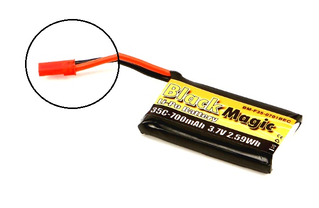 Аккумулятор Black Magic Li-pol 700mAh, 35c, 1s1p для LaTrax Alias