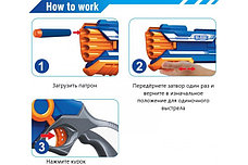 Дробовик бластер Blaze Storm с мягкими пулями (2-ой выстрел), фото 3