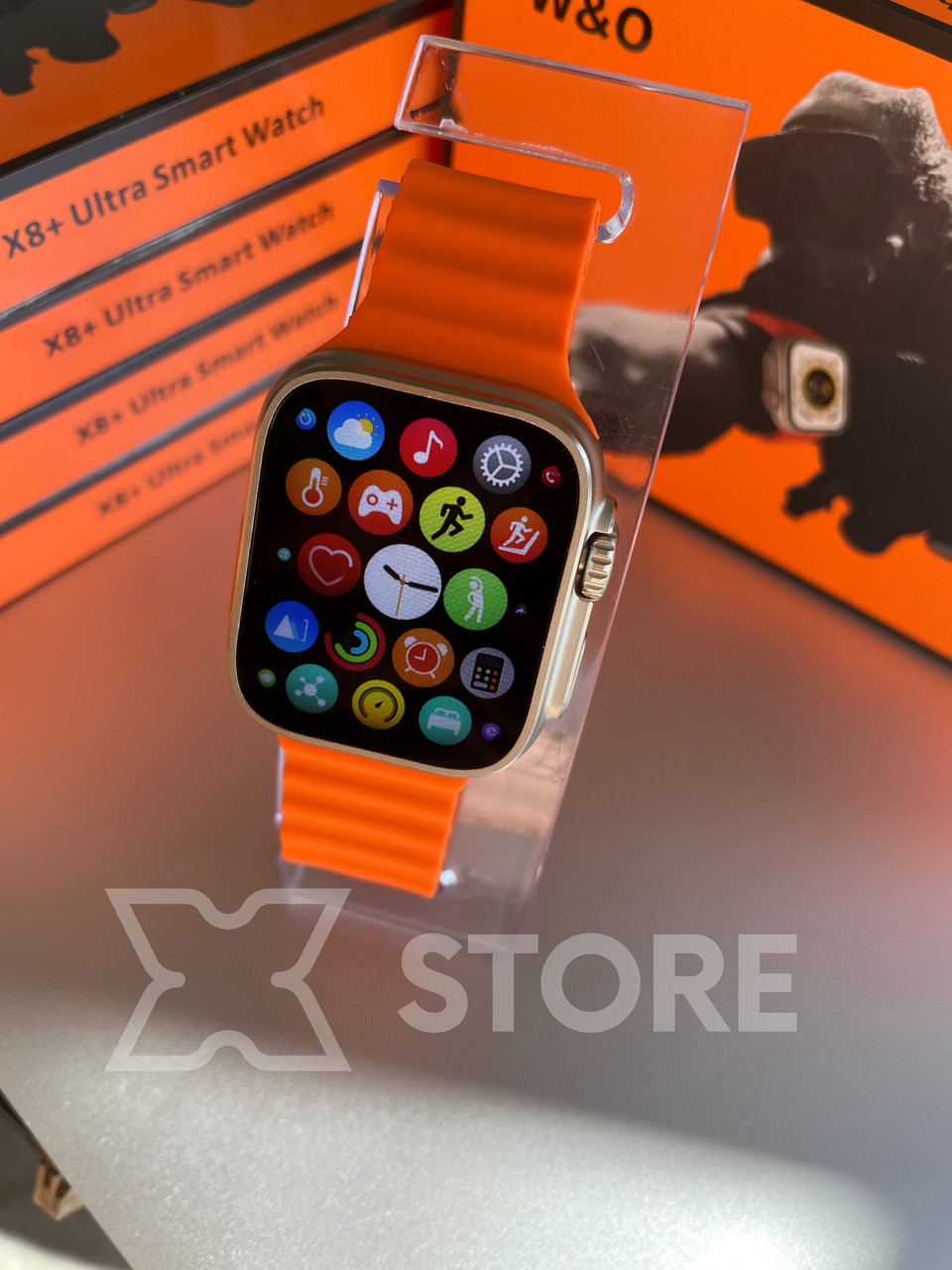 Копия Apple Watch Ultra X8 Ultra Plus (49 mm) - фото 6 - id-p208385009