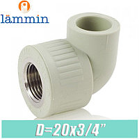 Угол с внутренней резьбой d20x3/4" Lammin