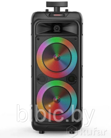 Портативная колонка BT SPEAKER ZQS-8211. Мощная беспроводная акустическая система. Микрофон, пульт, подсветка - фото 6 - id-p208970196