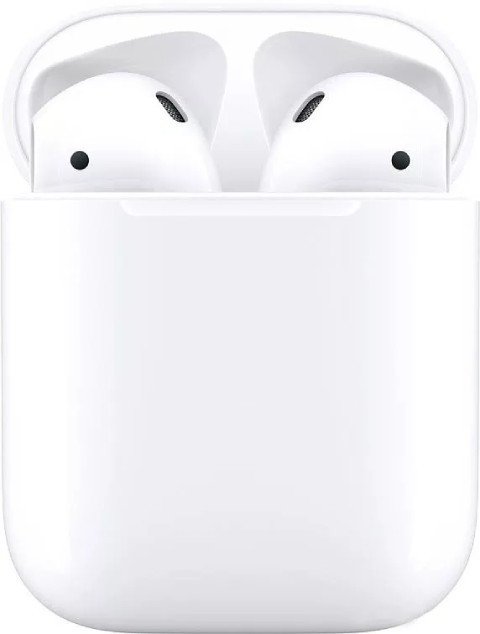 Apple Беспроводные наушники Apple AirPods 2 с зарядным футляром MV7N2 - фото 1 - id-p112406867