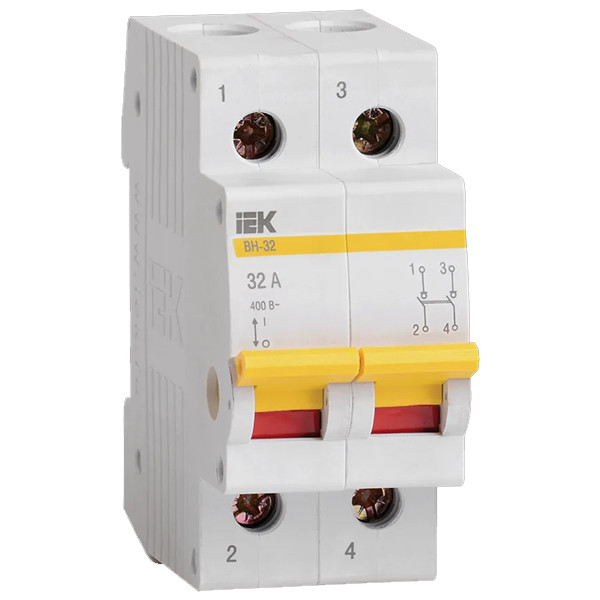 Выключатель нагрузки IEK ВН-32 2Р 32А ИЭК