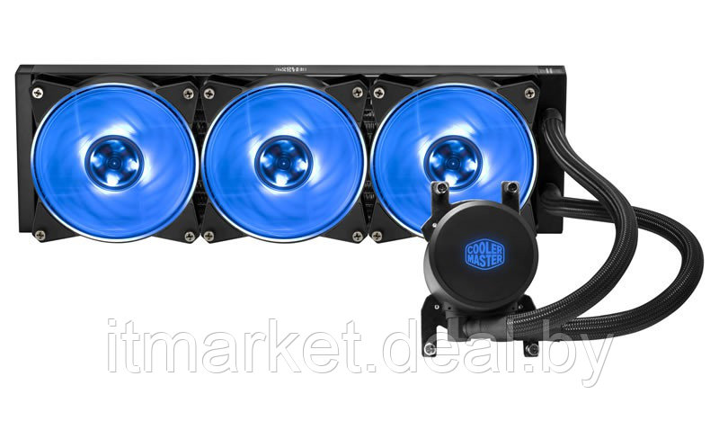 Система водяного охлаждения Cooler Master MasterLiquid ML360 RGB TR4 Edition (MLX-D36M-A20PC-T1) (SocTR4, - фото 1 - id-p160639788
