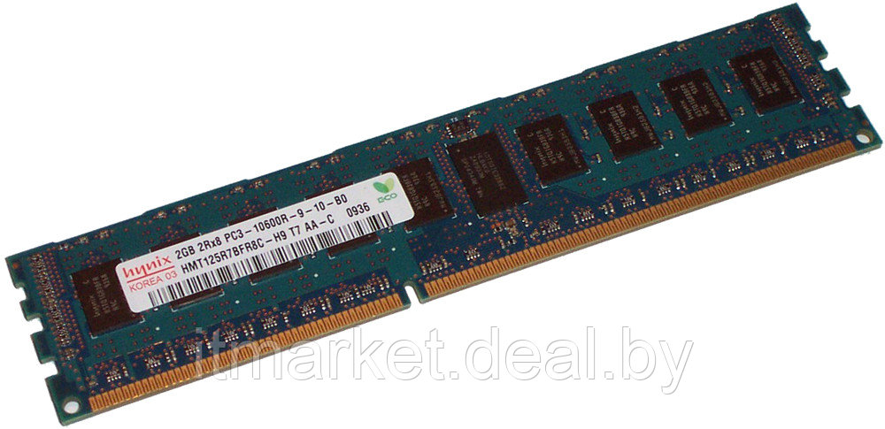 Модуль памяти 2GB Hynix Original HMT125R7BFR8C-H9 1333MHz PC-10600 REG ECC 9-9-9 1.5V - фото 1 - id-p160642951