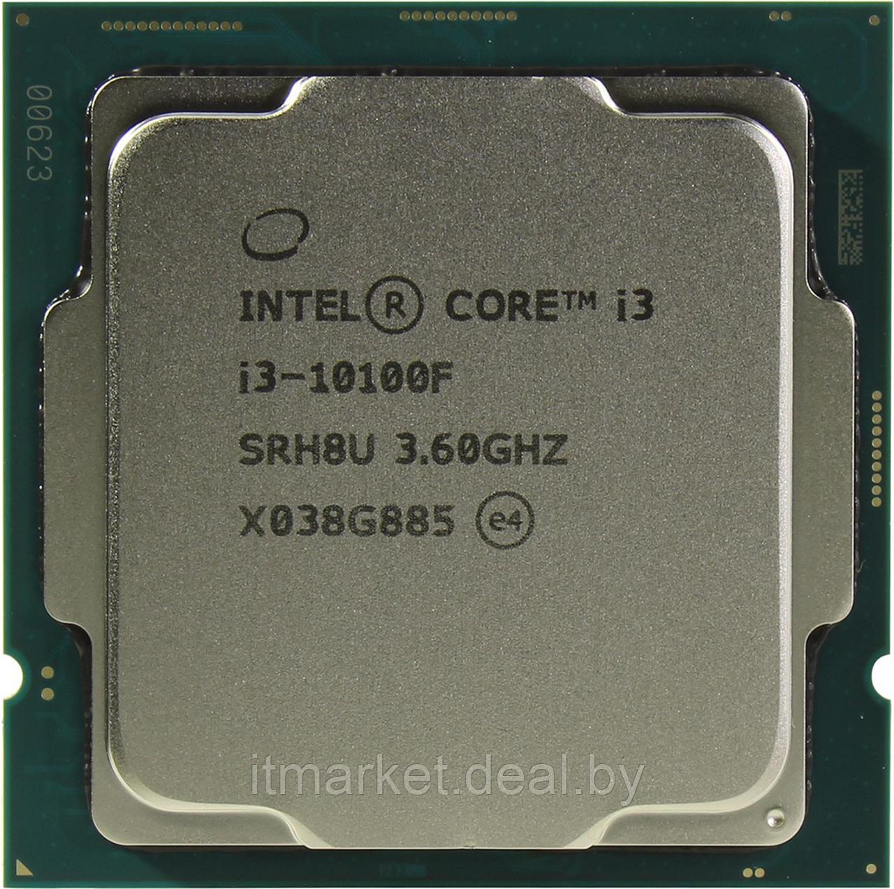 Процессор Intel Core i3-10100F - фото 1 - id-p160773779