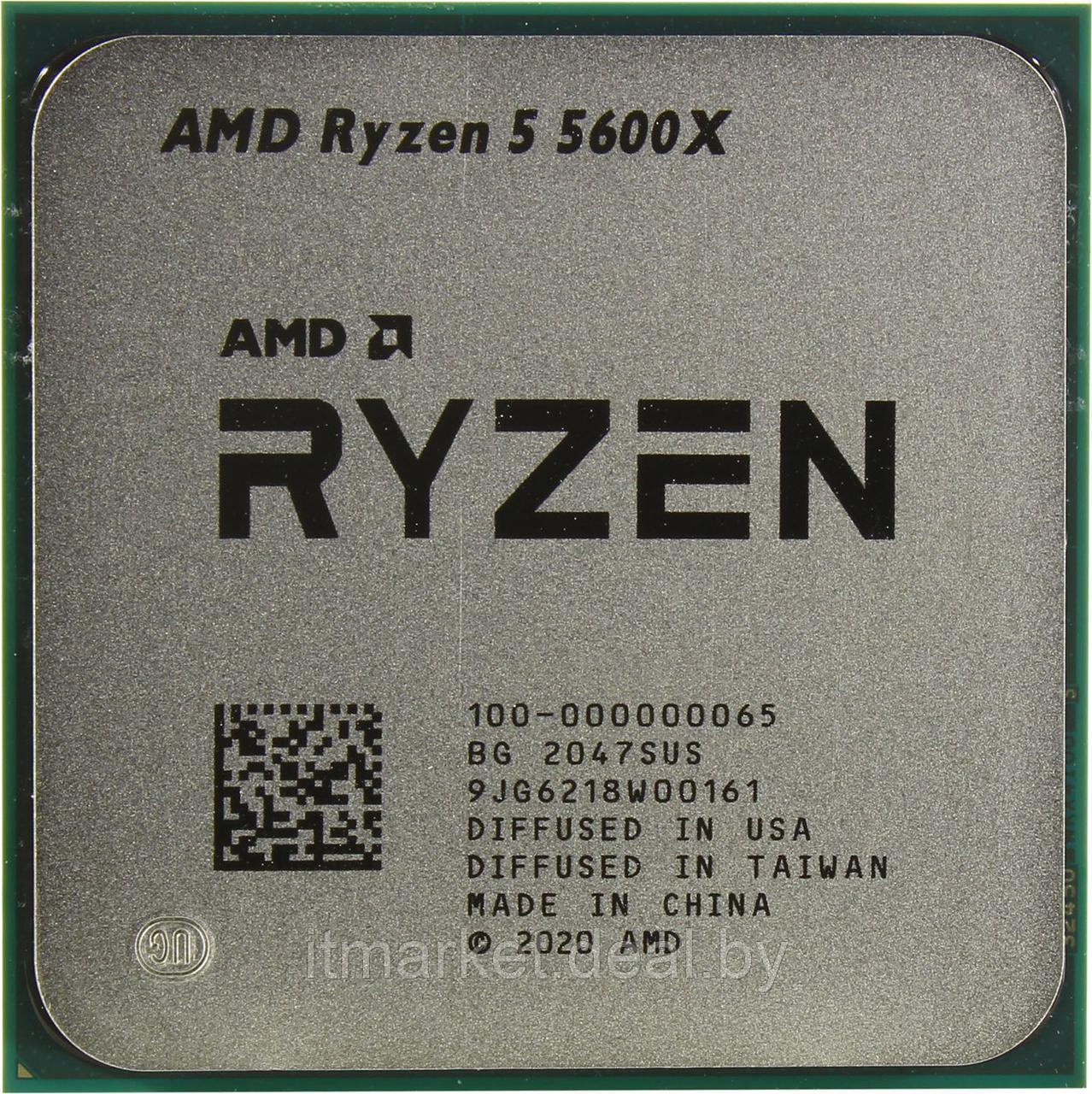 Процессор AMD Ryzen 5 5600X (100-000000065) - фото 1 - id-p160774006