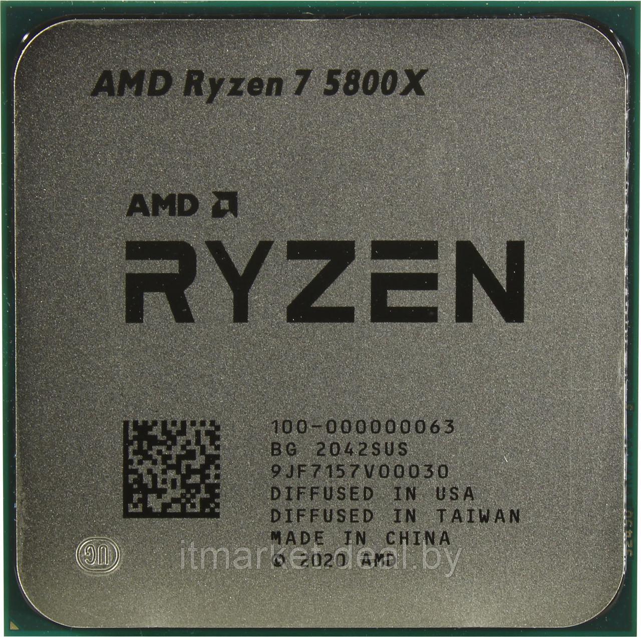 Процессор AMD Ryzen 7 5800X (100-100000063) - фото 1 - id-p160774007