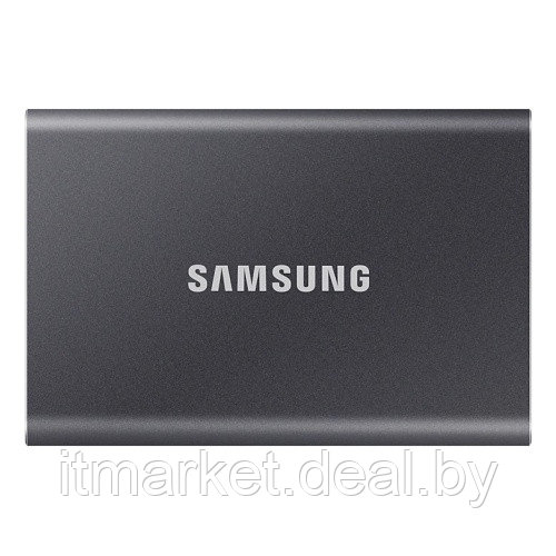 Внешний жесткий диск SSD 1Tb Samsung Touch T7 (MU-PC1T0T) (титановый серый) - фото 1 - id-p160774010