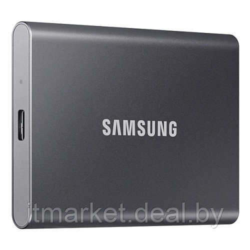 Внешний жесткий диск SSD 1Tb Samsung Touch T7 (MU-PC1T0T) (титановый серый) - фото 2 - id-p160774010