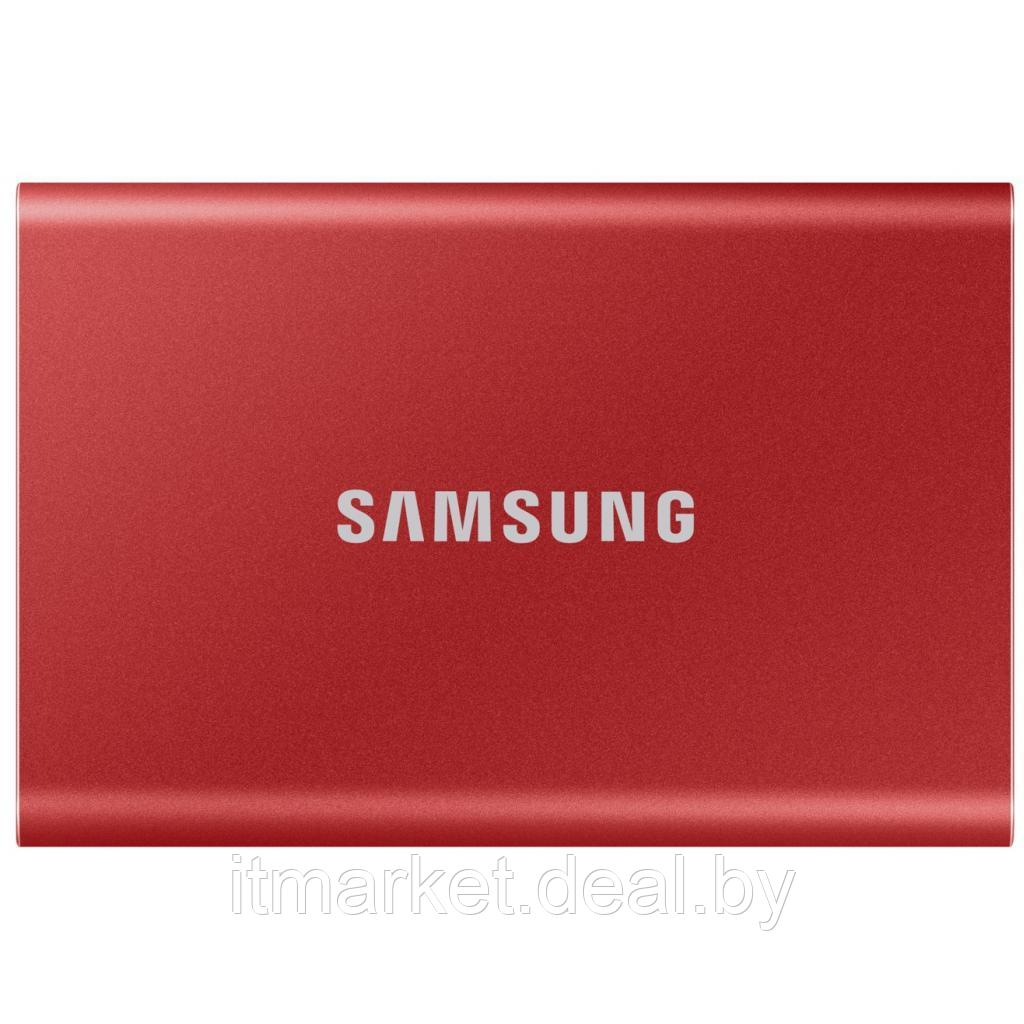 Внешний жесткий диск SSD 1Tb Samsung T7 Touch MU-PC1T0R Red - фото 5 - id-p160774008