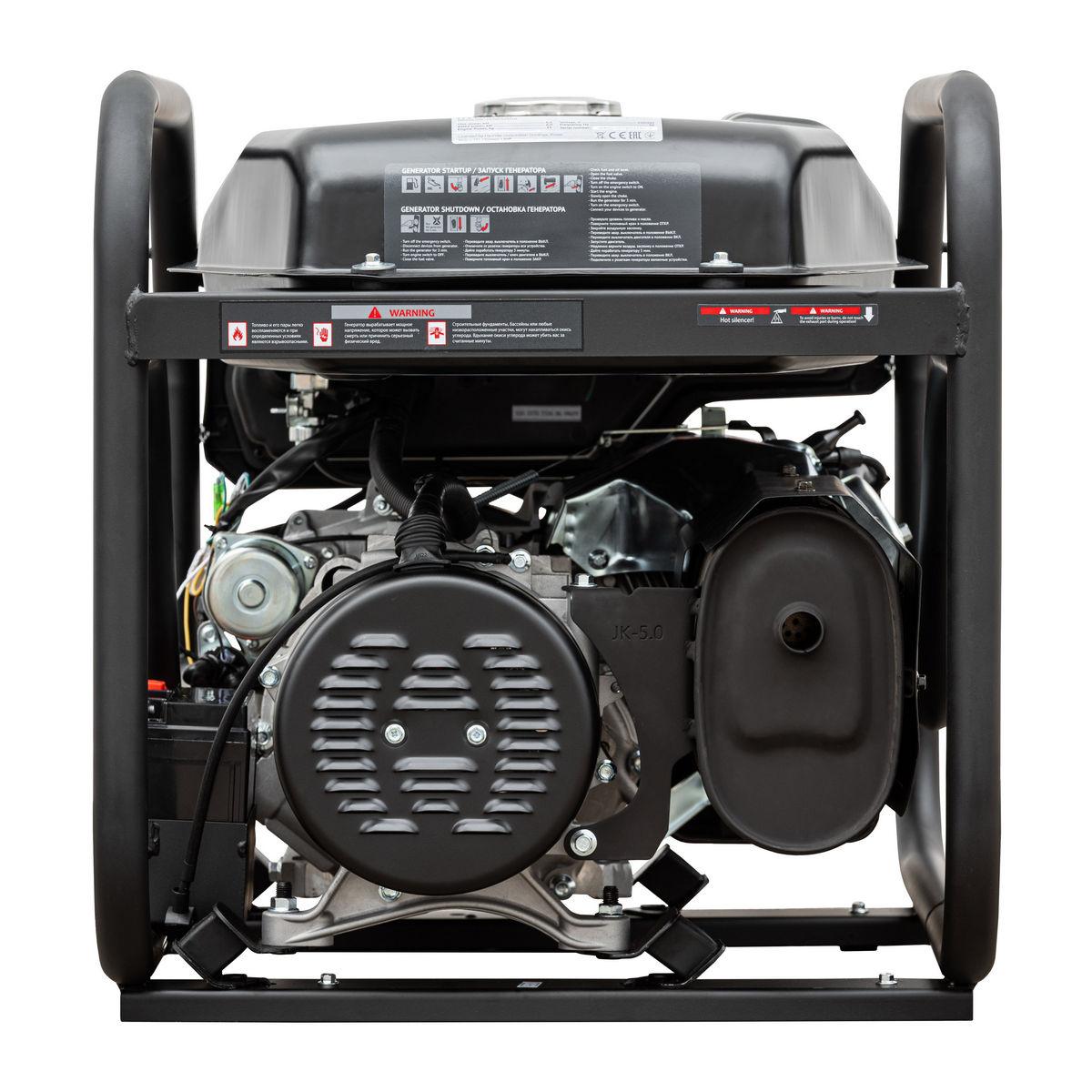 Бензиновый генератор Hyundai HHY 9050FEB-3 (6.5 кВт, бак 25л.) - фото 3 - id-p208971630