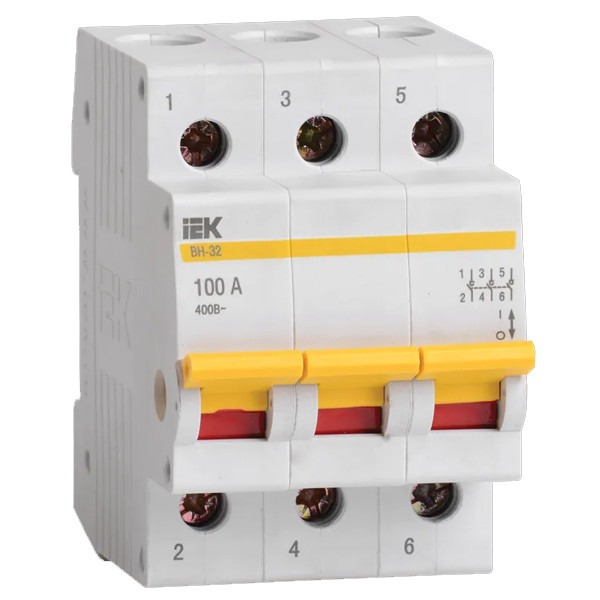 Выключатель нагрузки IEK ВН-32 3Р100А ИЭК