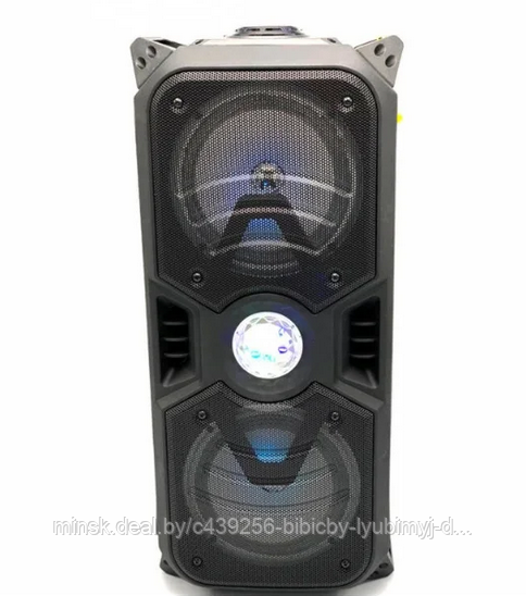 Портативная колонка BT SPEAKER ZQS 1776 . Мощная беспроводная акустическая система. Микрофон, пульт, подсветка - фото 2 - id-p208971694