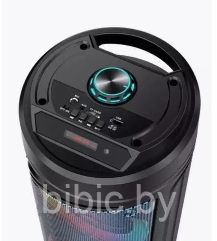 Портативная колонка BT SPEAKER ZQS 6212 . Мощная беспроводная акустическая система. Микрофон, пульт, подсветка - фото 2 - id-p208971728