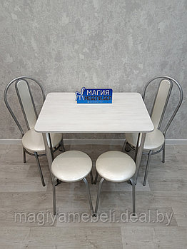 Комплект ТС-6: стол, 2 табурета, 2 стула