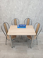 Комплект С-3: стол и 4 стула со спинкой 1100, 700