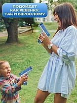 Игрушечный водяной пистолет электрический с аккумулятором Glock (водный пистолет Глок), фото 2