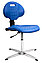 Специальное кресло ВИТО GTS для лабораторий с кольцом для ног, стул VITO GTS полиуретан черный, красный, сини, фото 8