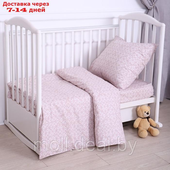 КПБ BABY Фантазеры беж 112х147см, 110х150см, 60х60см, бязь 120г/м, хл100% - фото 1 - id-p208951052