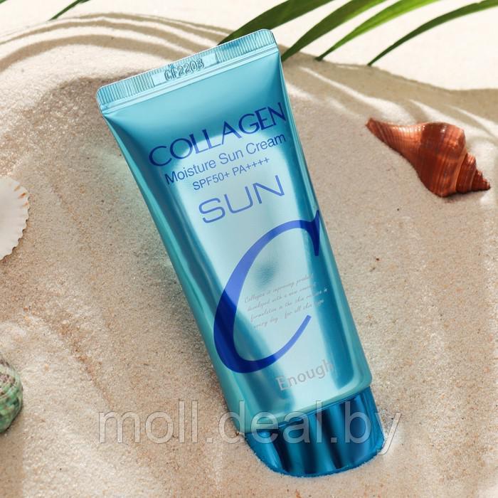 Увлажняющий солнцезащитный крем с коллагеном, Enough Collagen Moisture Sun Cream SPF50+/PA - фото 2 - id-p208820436