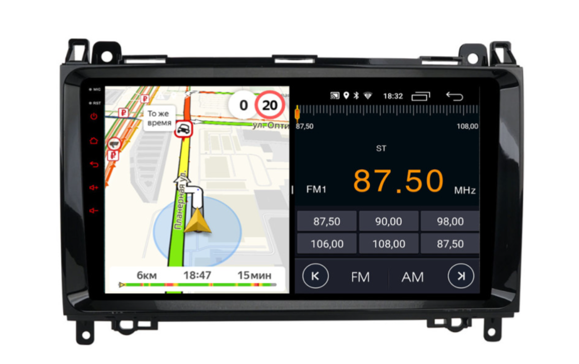 Штатная магнитола Parafar для Mercedes  Vito / Viano  Sprinter  на Android 11