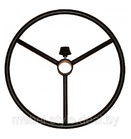 Кольцо для кресел ринг база диаметр 450 mm. металлическая черная. подставка -опора для ног. - фото 2 - id-p113527856