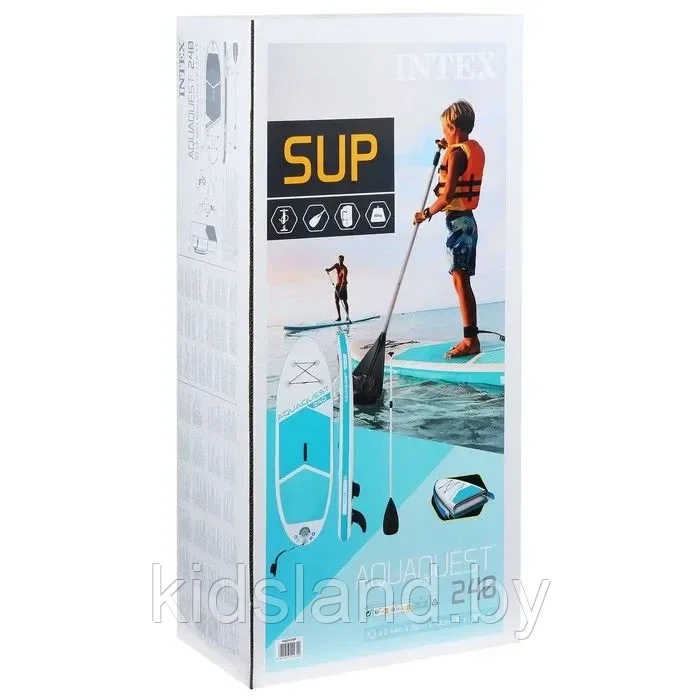 Сапборд SUP-доска Intex "Aqua Quest 240" 244x76x13см - фото 9 - id-p208971967