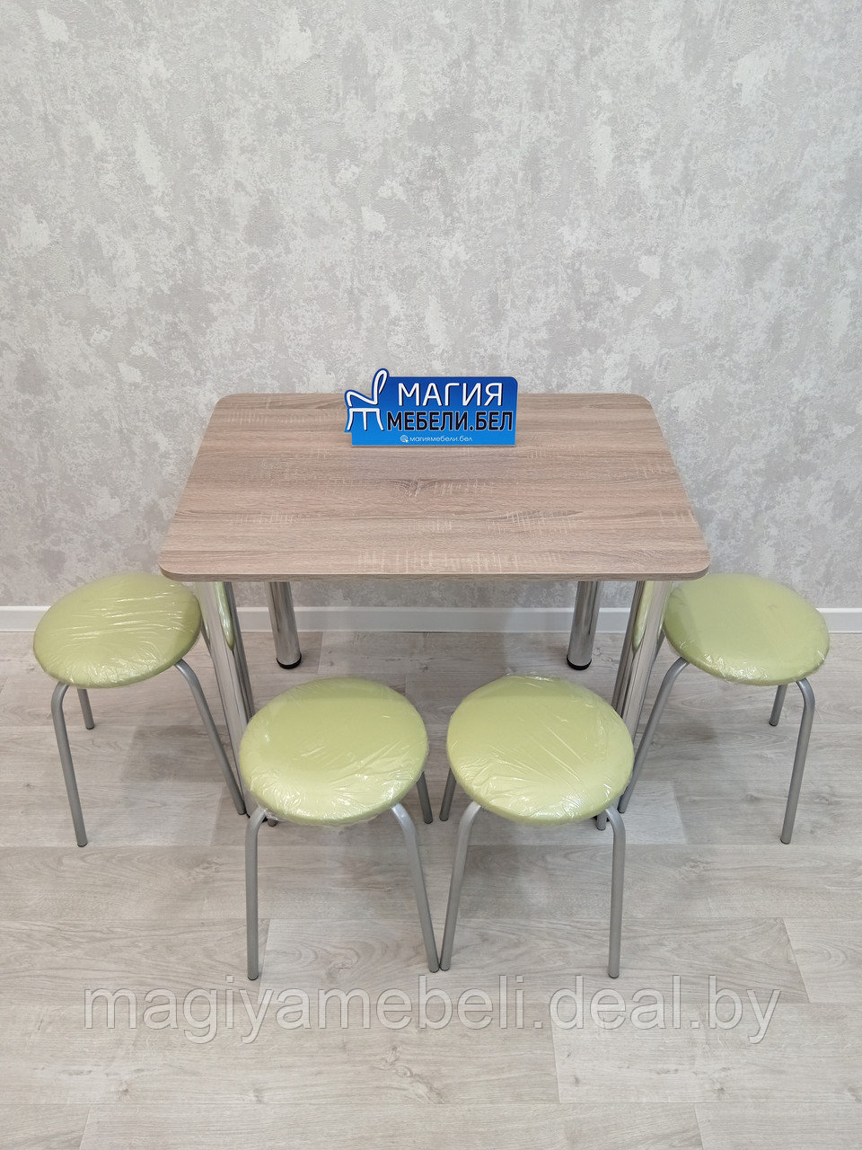 Комплект Оксид: стол и 4 табурета - фото 8 - id-p196924976