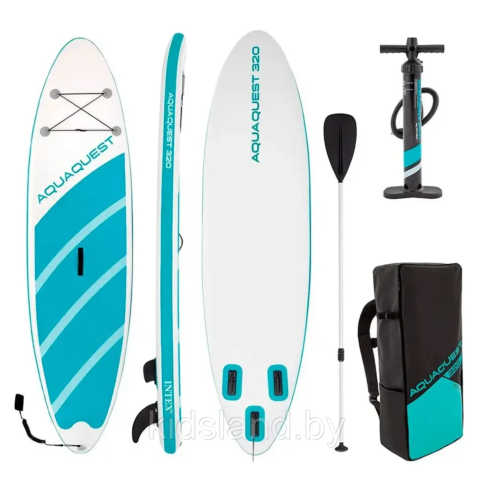 Сапборд SUP-доска Intex "Aqua Quest 320" 320x81x15см - фото 3 - id-p208971988