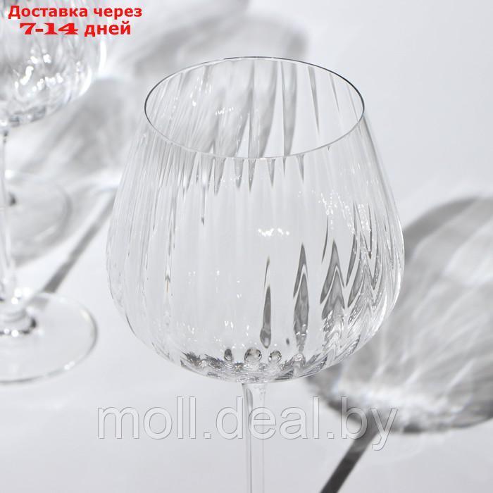 Набор бокалов для вина Columba Optic, стеклянный, 640 мл, 6 шт - фото 3 - id-p208952201
