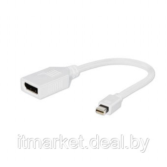 Переходник Cablexpert A-mDPM-DPF-001-W White (mDP(вилка) - DP(розетка)) - фото 1 - id-p208972755