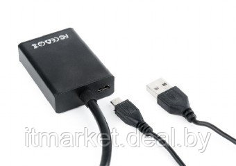 Переходник Cablexpert A-VGA-HDMI-01 (VGA to HDMI +3.5audio) - фото 3 - id-p208973792