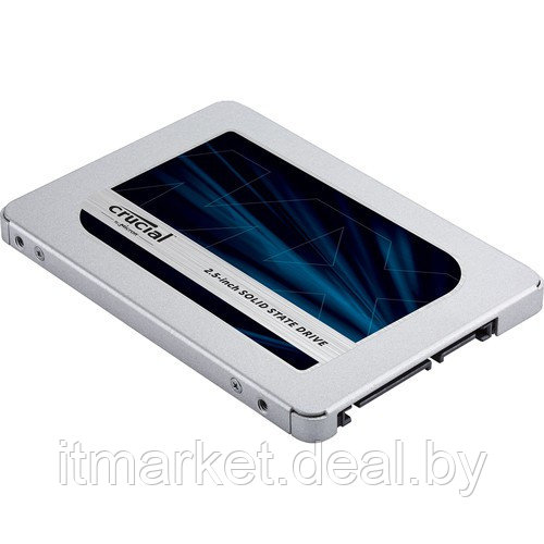 Жесткий диск SSD 250Gb Crucial MX500 (CT250MX500SSD1) (SATA-6Gb/s, 2.5", 560/510Mb) - фото 2 - id-p208973795