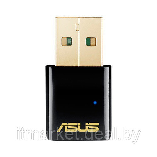 Сетевой адаптер Wi-Fi Asus USB-AC51 (433MHz, 2.4GHz + 5GHz, USB) - фото 1 - id-p208973804