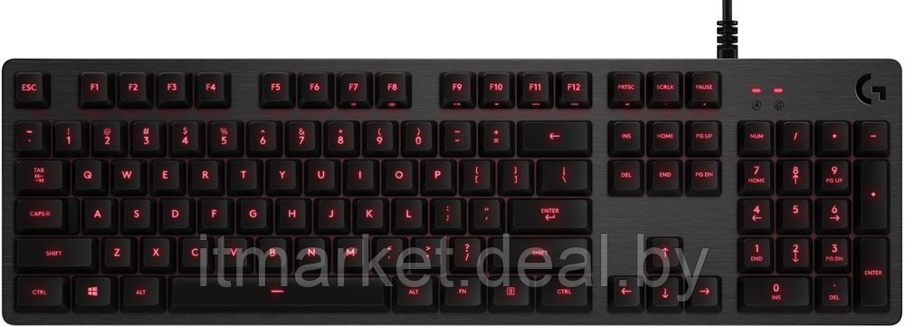 Клавиатура Logitech G413 Carbon (920-008309) (механическая, с подсветкой, USB) - фото 1 - id-p208973808