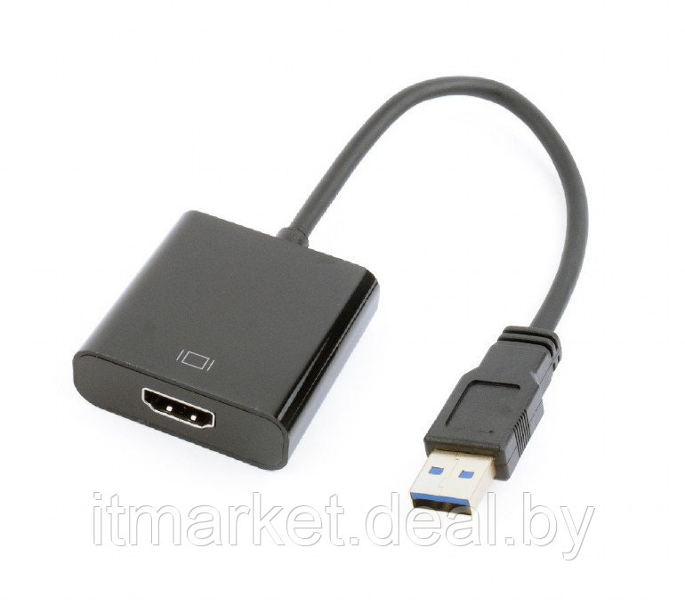 Преобразователь сигнала Gembird A-USB3-HDMI-02 (USB -> HDMI) (1920x1080) - фото 1 - id-p208973811