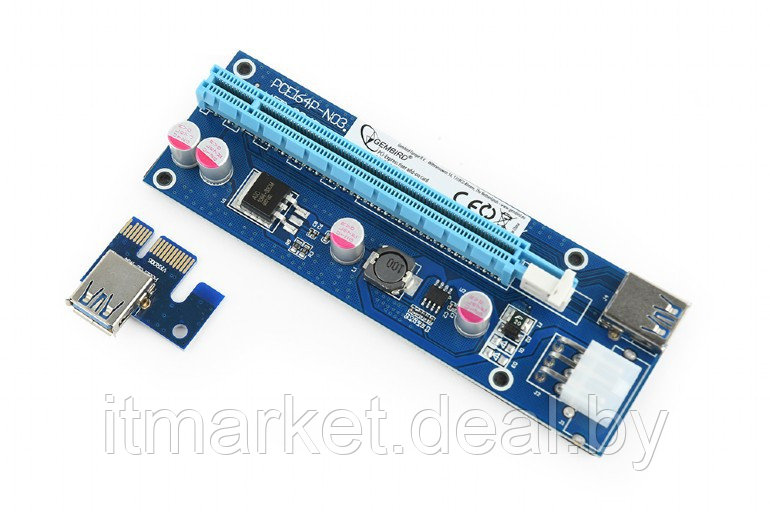Райзер Gembird RC-PCIEX-03 Riser card PCI-Ex to Ext - фото 2 - id-p208973812