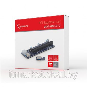 Райзер Gembird RC-PCIEX-03 Riser card PCI-Ex to Ext - фото 6 - id-p208973812